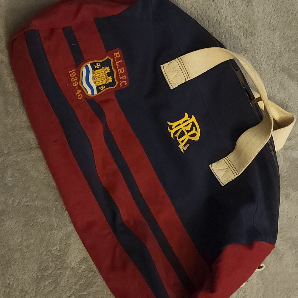 Vintage Rugby duffle bag